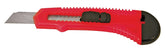 Vulcan JL-54306-D Utility Knife, 4-1/2 in L Blade, Steel Blade, Plastic Handle, High-Impact Plastic Handle, 6-7/8 in OAL